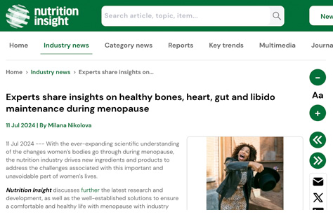 Experts share insights on healthy bones, heart, gut and libido maintenance during menopause