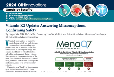 Vitamin K2 Update: Answering Misconceptions, Confirming Safety