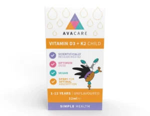 Avacare Child Vitamin D3 and K2